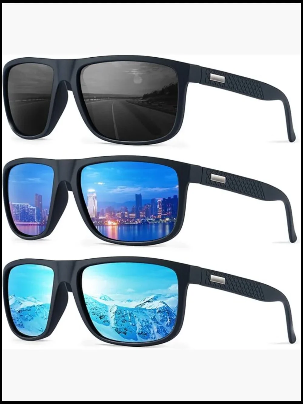 Polarized Sunglasses with UV400 Protection for Driving Fishing Golf